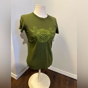 American Apparel Olive Graphic Tee